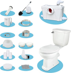 Factory Direct Sales Macerator Toilet with 500W Pump LS-FLO500 Dreamsani